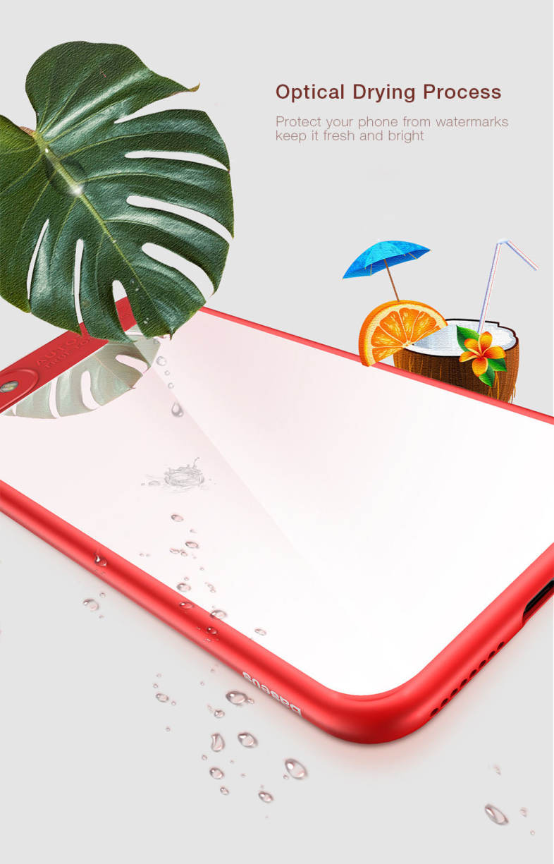 Baseus Mirror Case Luxury Protective Shell Back Cover Anti-scratch Skin for iPhone 7 4.7 inch