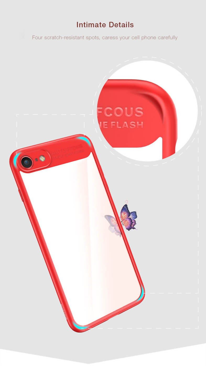 Baseus Mirror Case Luxury Protective Shell Back Cover Anti-scratch Skin for iPhone 7 4.7 inch
