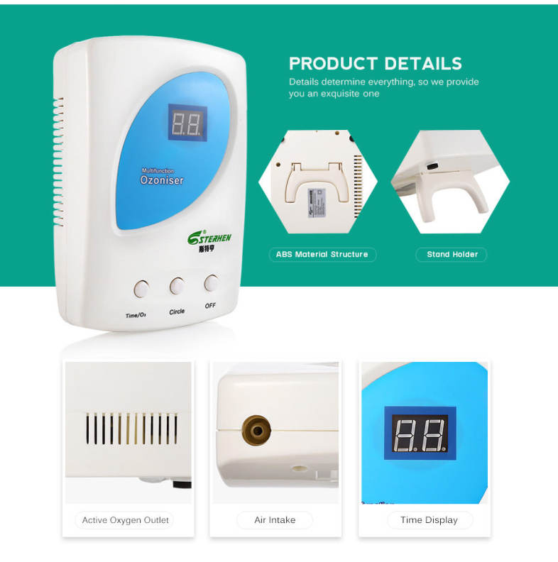 STERHEN V - 50 Ozone Generator O3 Sterilizer for Water Air Purification and Vegetable Fruit Cleaning