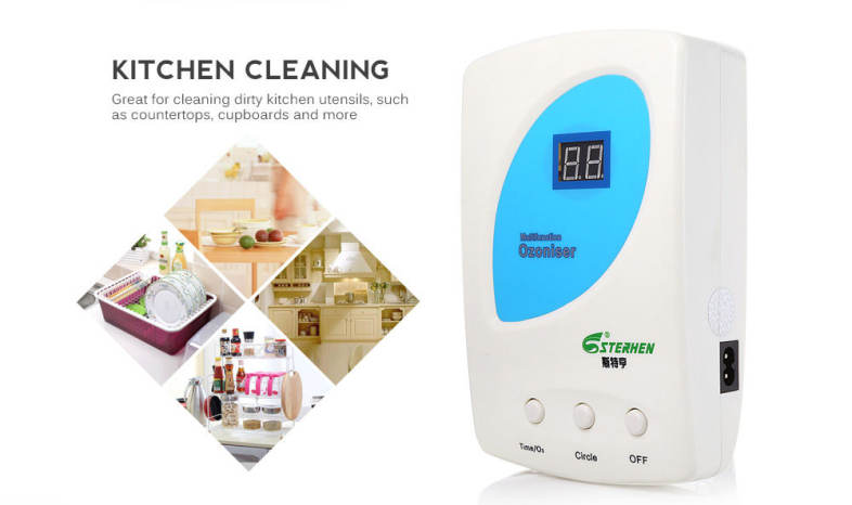 STERHEN V - 50 Ozone Generator O3 Sterilizer for Water Air Purification and Vegetable Fruit Cleaning