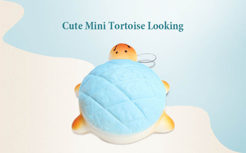 Squeezing Tortoise Cream Scented Slow Rising Stress Release Toy
