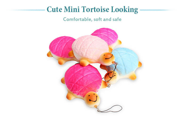 Squeezing Tortoise Cream Scented Slow Rising Stress Release Toy