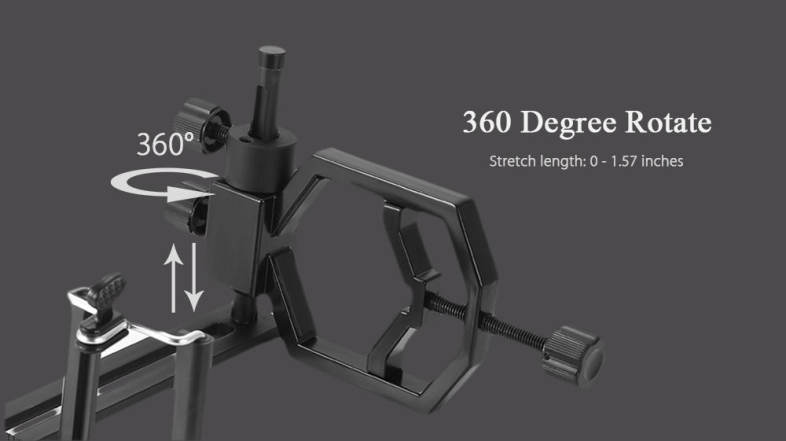 Multifunctional Telescope Monocular Digital Camera Phone Holder Bracket Support Mount Shooting Scopes Adapter