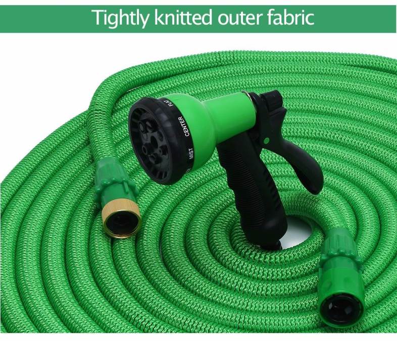 TALL TOP Expandable Garden Magic Hose Water Pipe with 8 in 1 Spray Gun