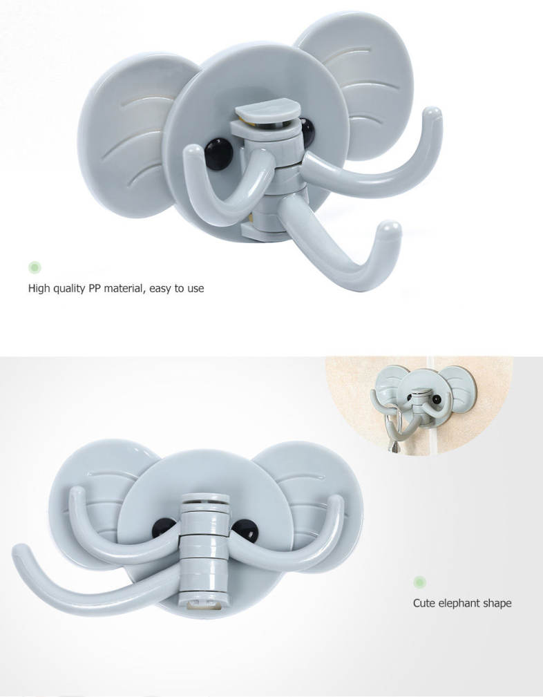 Elephant Shape Strong Adhesive Hook