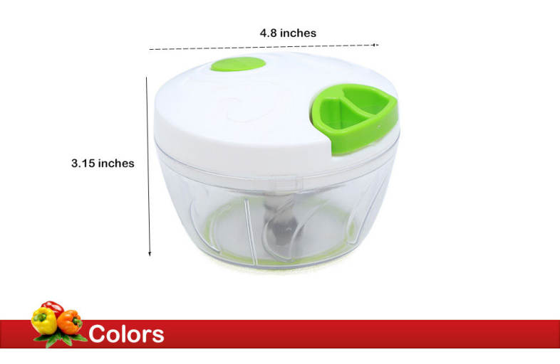 Multifunctional 500ML Hand Pulled Manual Vegetable Cutter Kitchen Food Grinder Tool