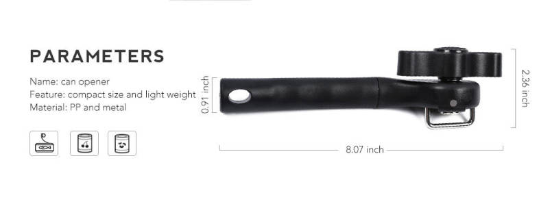Professional Multipurpose Ergonomic Side Cut Manual Can Opener