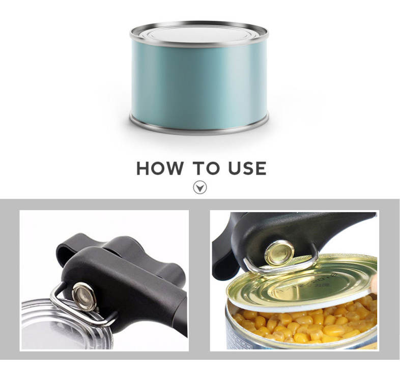 Professional Multipurpose Ergonomic Side Cut Manual Can Opener