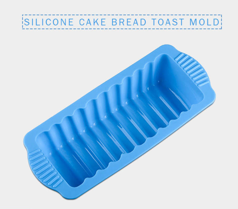 Rectangle Shape Silicone Multi-function Cake Bread Toast Mold Bakeware