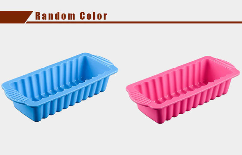 Rectangle Shape Silicone Multi-function Cake Bread Toast Mold Bakeware