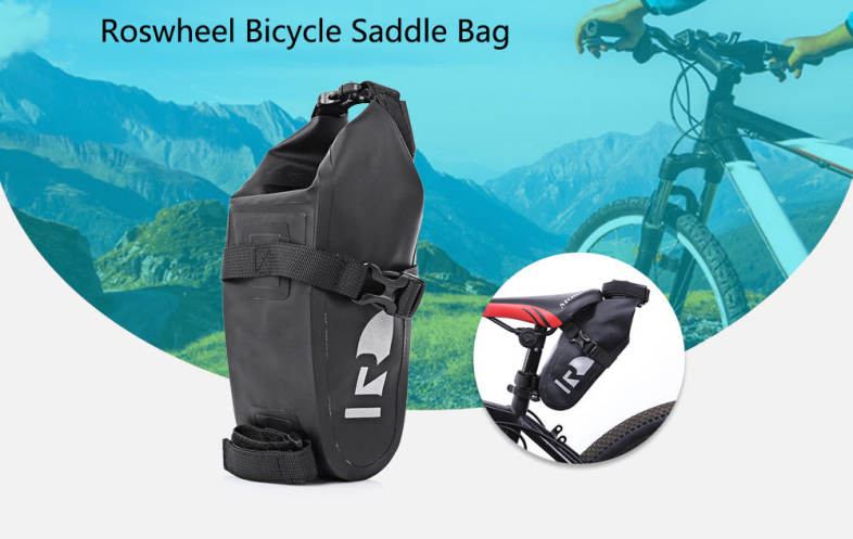 Roswheel 111363 Waterproof Bicycle Saddle Bag Cycling Accessory
