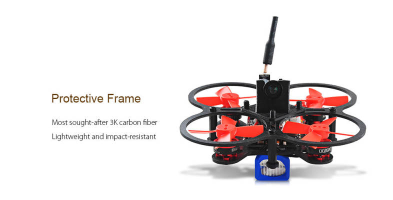 Makerfire Armor 67 67mm Mini FPV Racing Drone BNF 5.8G 600TVL Camera / 1103 10000KV Brushless Motor / BetaFlight F3 6DOF FC with OSD
