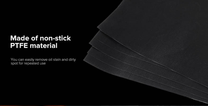 5pcs Multipurpose Reusable Heat Resistant Non-stick BBQ Grill Pad Mat