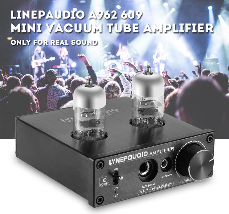 LINEPaudio A962 6J9 Mini Vacuum Tube Amplifier USB ASIO Sound Card