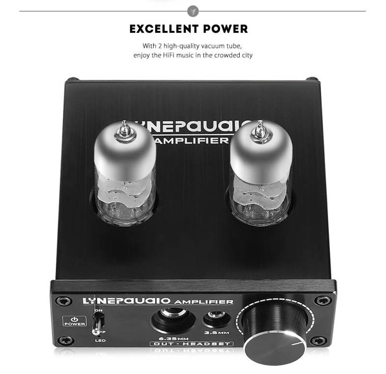 LINEPaudio A962 6J9 Mini Vacuum Tube Amplifier USB ASIO Sound Card