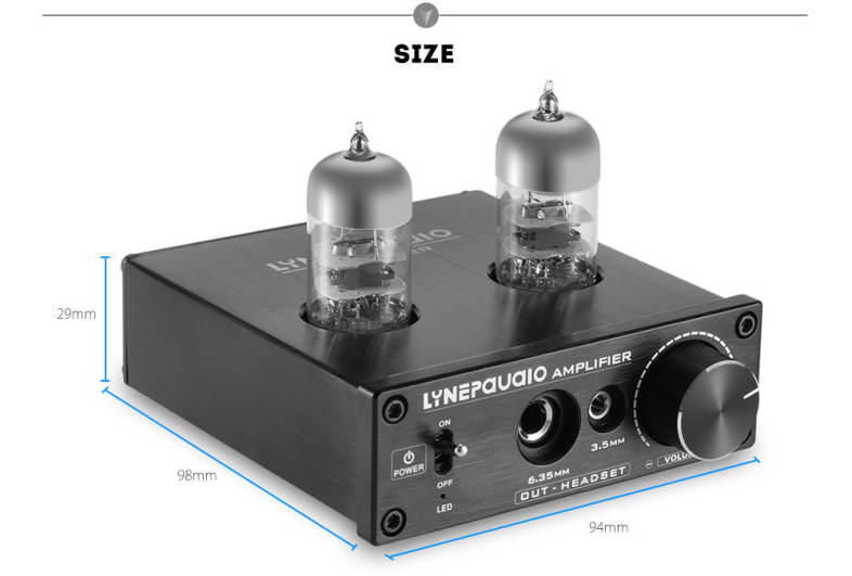 LINEPaudio A962 6J9 Mini Vacuum Tube Amplifier USB ASIO Sound Card