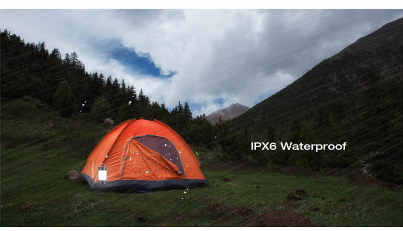 Portable 5W 5 Brightness Mode Camping Lamp Emergency Bulb Light for Outdoor Hiking Reading Fishing Caving Tent