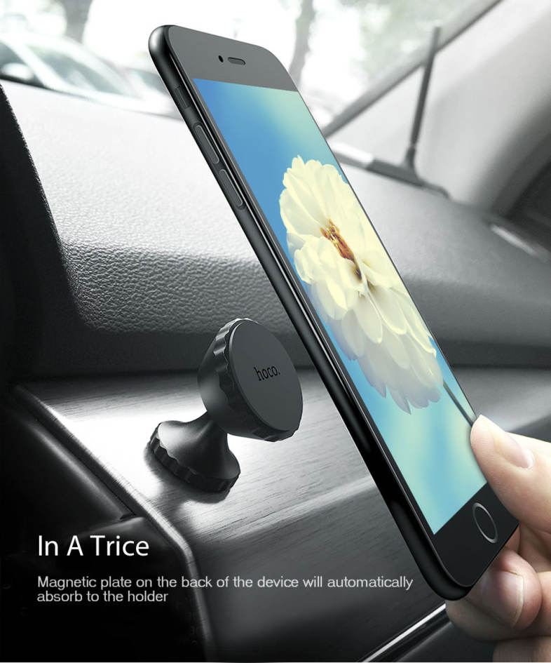 HOCO CA9 Magnetic Car Phone Holder Mount Stand Bracket 360 Degree Rotation Adhesive Type