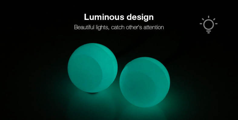 Knuckles Finger Yo-yo Chucks Luminous Stress Reliever Anxiety Reducer Toy