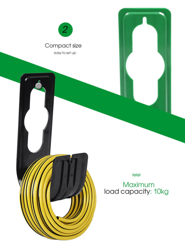 Plastic Garden Hose Hanger Hook Watering Pipe Wall Mounted Holder