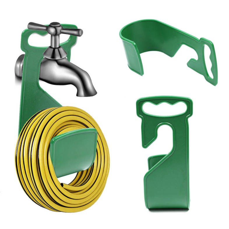 Durable Plastic Garden Hose Hanger Hook Watering Pipe Wall Mounted Holder
