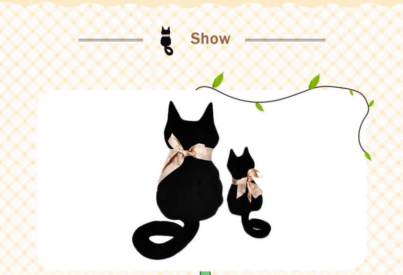 Cute Stuffed Cat Shape Plush Doll Toy Gift