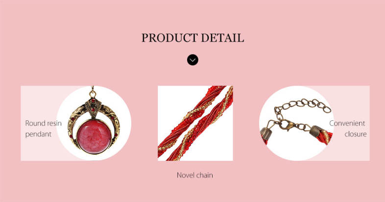 Bohemia Women Geometric Pendant Necklace