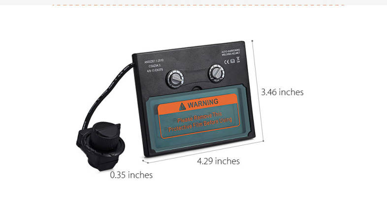 Automatic Photoelectric Welding Protective Lens Liquid Crystal Electrowelding Mask Accessories