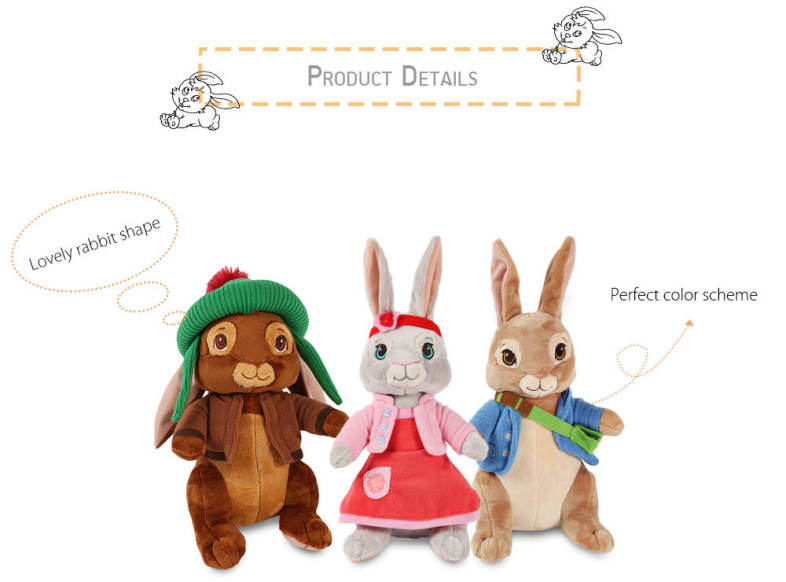 Stuffed Rabbit Shape Plush Doll Toy Gift