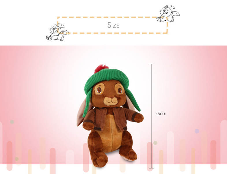Stuffed Rabbit Shape Plush Doll Toy Gift