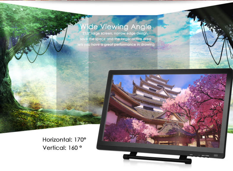 Acepen AP - 2150 Interactive Pen Display Drawing Tablet Graphics Monitor 21.5 inch