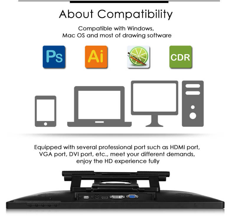 Acepen AP - 2150 Interactive Pen Display Drawing Tablet Graphics Monitor 21.5 inch