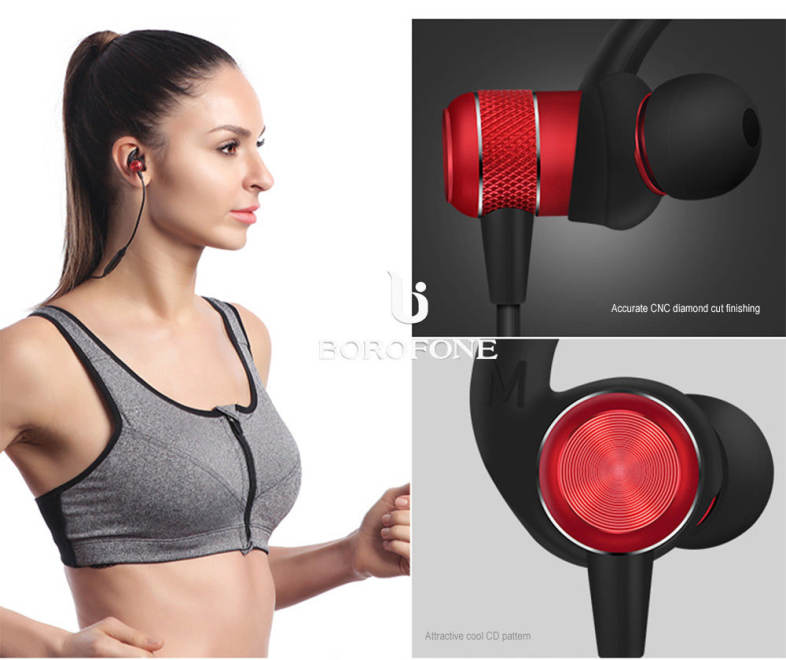 BOROFONE BE5 Waterproof Bluetooth 4.2 Sports Headphones with Microphone On-ear Control