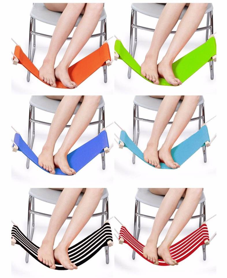 Adjustable Desk Foot Hammock Feet Rest Pedal for Office Home