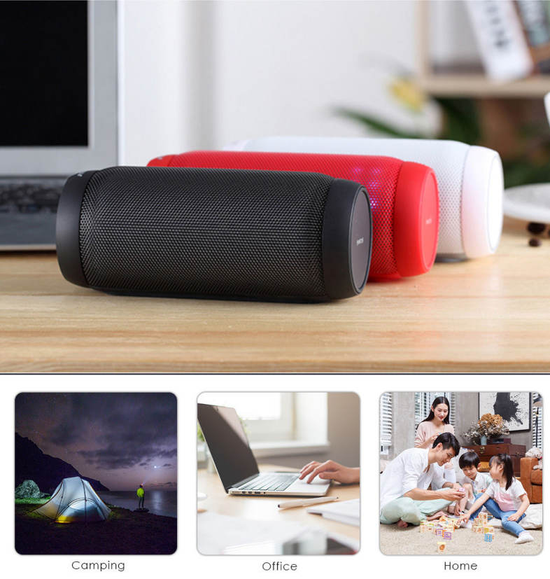 AEC BQ - 615S Bluetooth Speaker with LED Light Portable Wireless Player