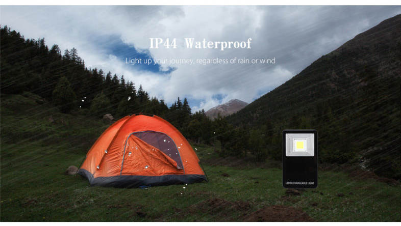 DONGZHISHENG 10W Portable Waterproof USB Charging Emergency Lamp 5400mAh Power Bank 3 Adjustable Brightness Bulb Light for Outdoor Camping Tent Fishing