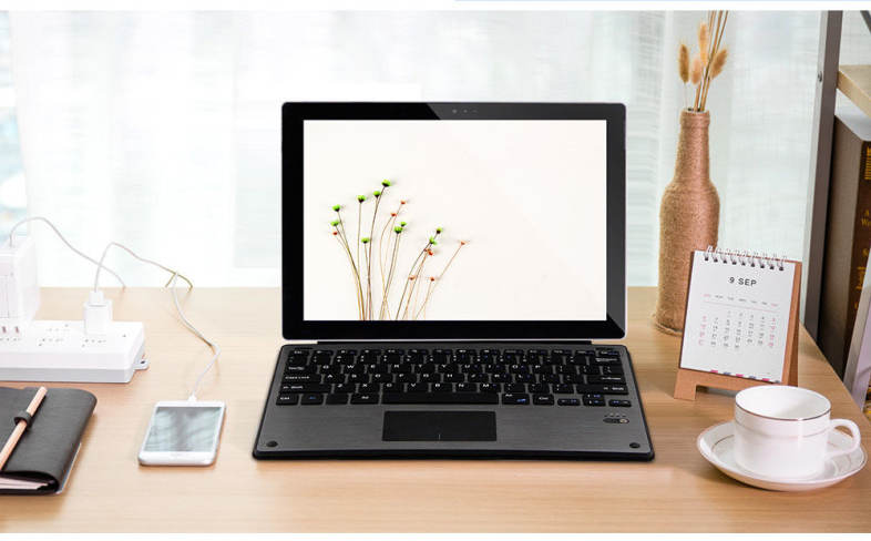 Wireless Bluetooth 3.0 Keyboard Detachable Removable PU Leather Case Cover for Microsoft Surface Pro 3 / 4 / 5