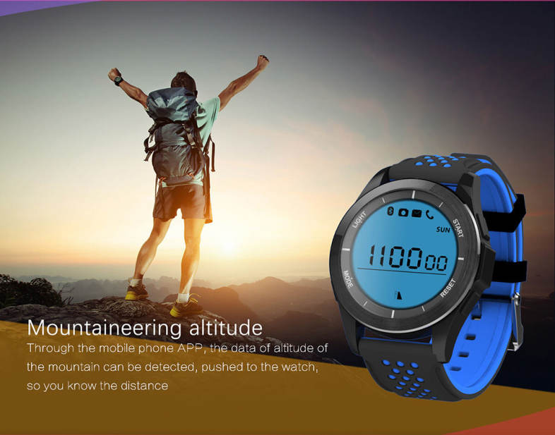 NO.1 F3 Sports Smartwatch Bluetooth 4.0 IP68 Waterproof Remote Camera Sedentary Reminder Sleep Monitor Pedometer