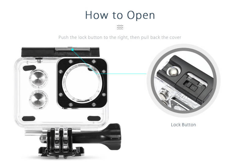 SJCAM 30m Waterproof Housing Kit for SJ7 Star Camera