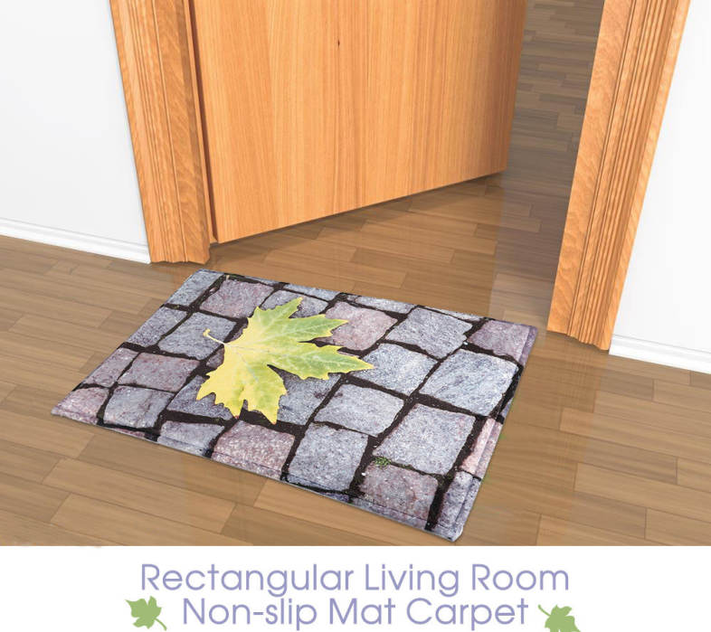Rectangular Bedroom Toilet Non-slip Mat Carpet