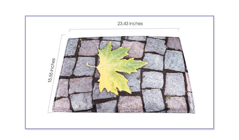 Rectangular Bedroom Toilet Non-slip Mat Carpet
