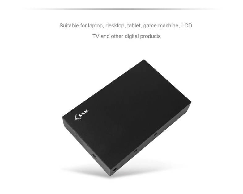 SSK HE - G3000 3.5 inch USB 3.0 External Enclosure SATA Hard Disk Box Case