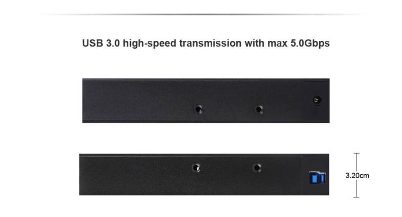 SSK HE - G3000 3.5 inch USB 3.0 External Enclosure SATA Hard Disk Box Case