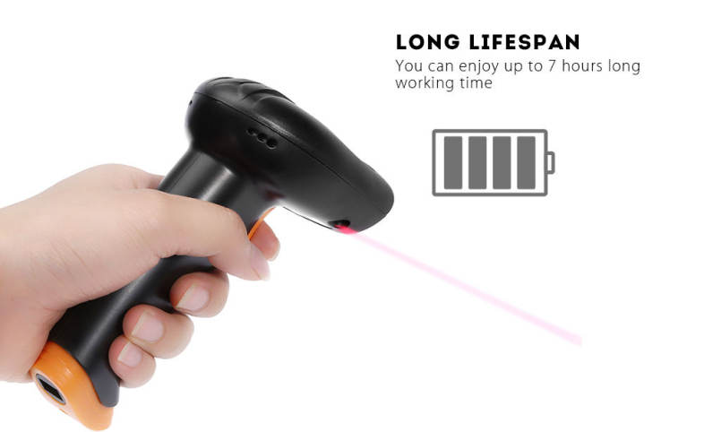NTEUMM S2 2.4GHz Wireless Barcode Scanner Handheld Bar-code Reader