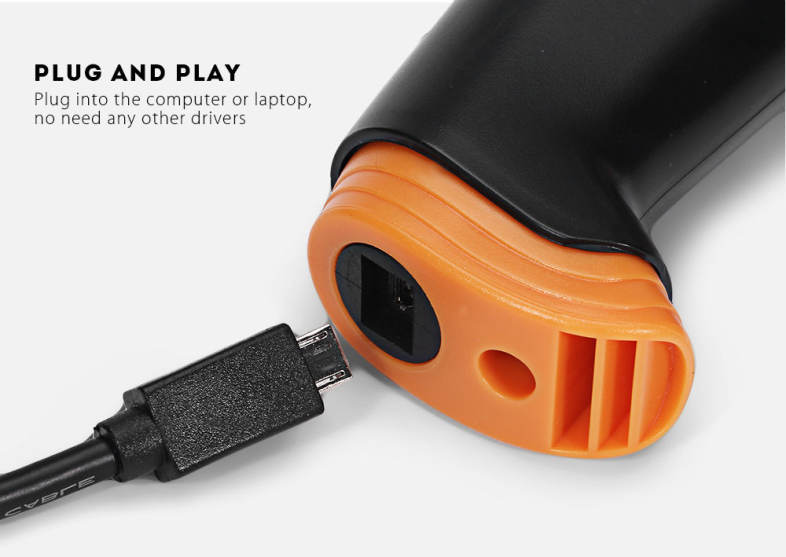 NTEUMM S2 2.4GHz Wireless Barcode Scanner Handheld Bar-code Reader