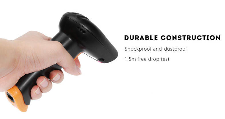 NTEUMM S2 2.4GHz Wireless Barcode Scanner Handheld Bar-code Reader