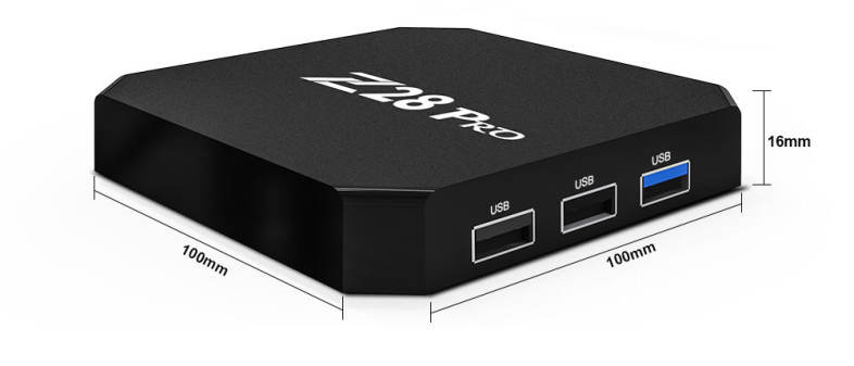 Z28 Pro RK3328 Cortex - A53 Smart TV Box Android 7.1 Support H.265 4K x 2K 2   16GB