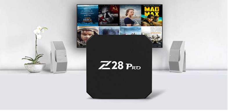 Z28 Pro RK3328 Cortex - A53 Smart TV Box Android 7.1 Support H.265 4K x 2K 1   8GB