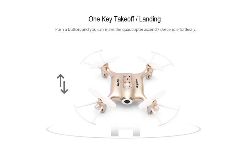 SYMA X21W Micro RC Quadcopter RTF WiFi FPV 0.3MP Camera / Altitude Hold / 3D Flip
