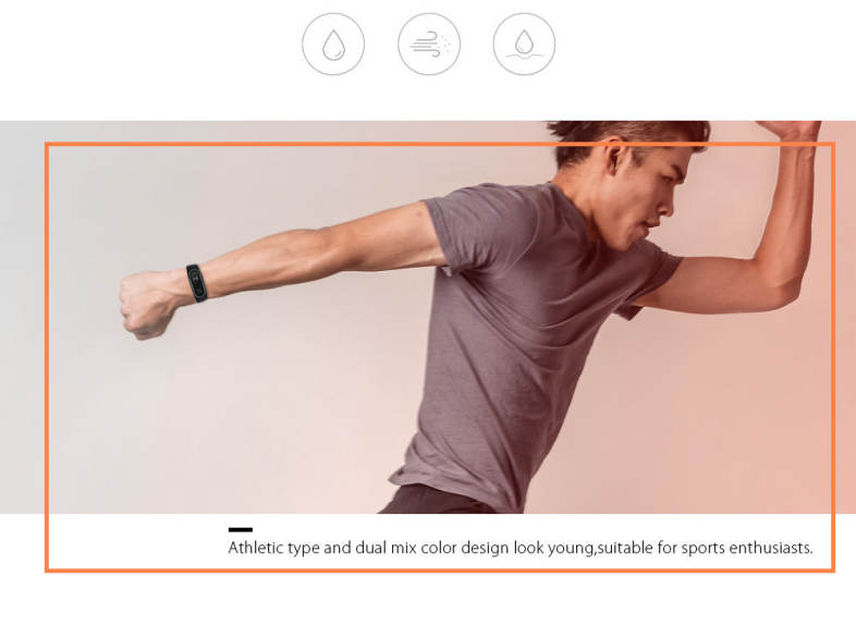 Wristband for Xiaomi Mi Band 2 Ventilation Color Mix